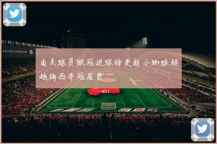 南美球员欧冠进球榜更新小蜘蛛超越梅西夺冠居首